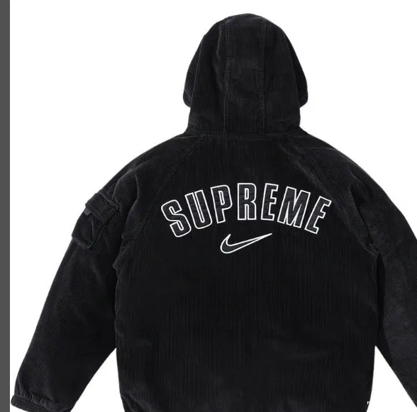 L XL Jacket M Arc S Black Jacket Corduroy Cotton Hooded Corduroy 0929
